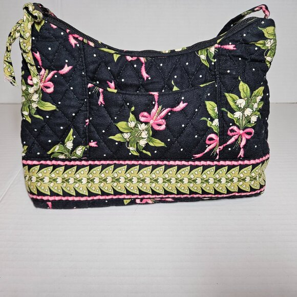 Vera Bradley Breast Cancer Tote Purse Shoulder Bag Retired pink ribbon USA Made - Picture 2 of 10